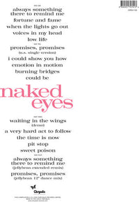 Naked Eyes - Naked Eyes (Limited Edition, Blue Colored Vinyl, 2025 Remastered Edition) (2 Lp's) - Vinyl