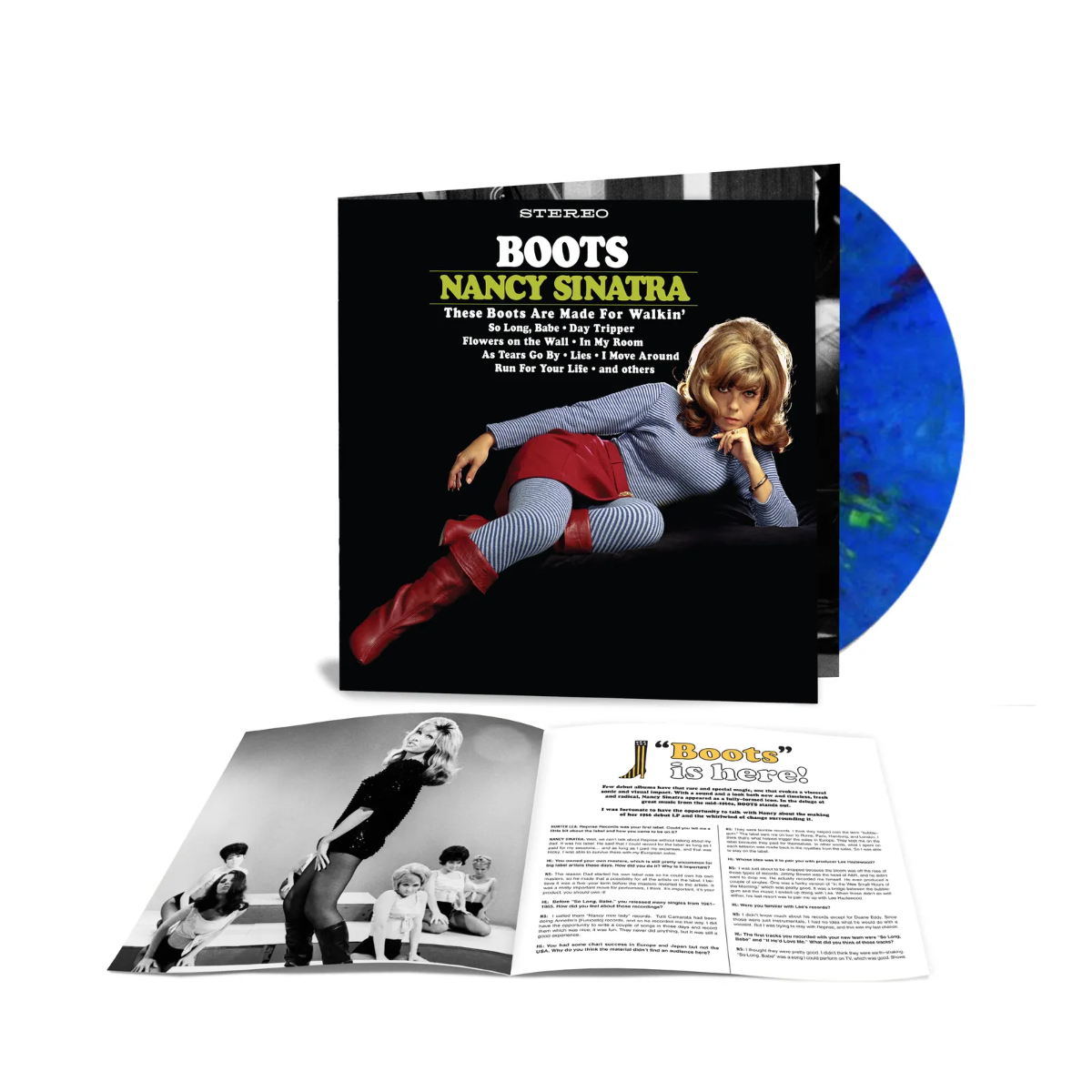 Nancy Sinatra - Boots (Blue W/ Red & Yellow Highlights Colored Vinyl, Bonus Tracks, Booklet, Remastered) - Vinyl