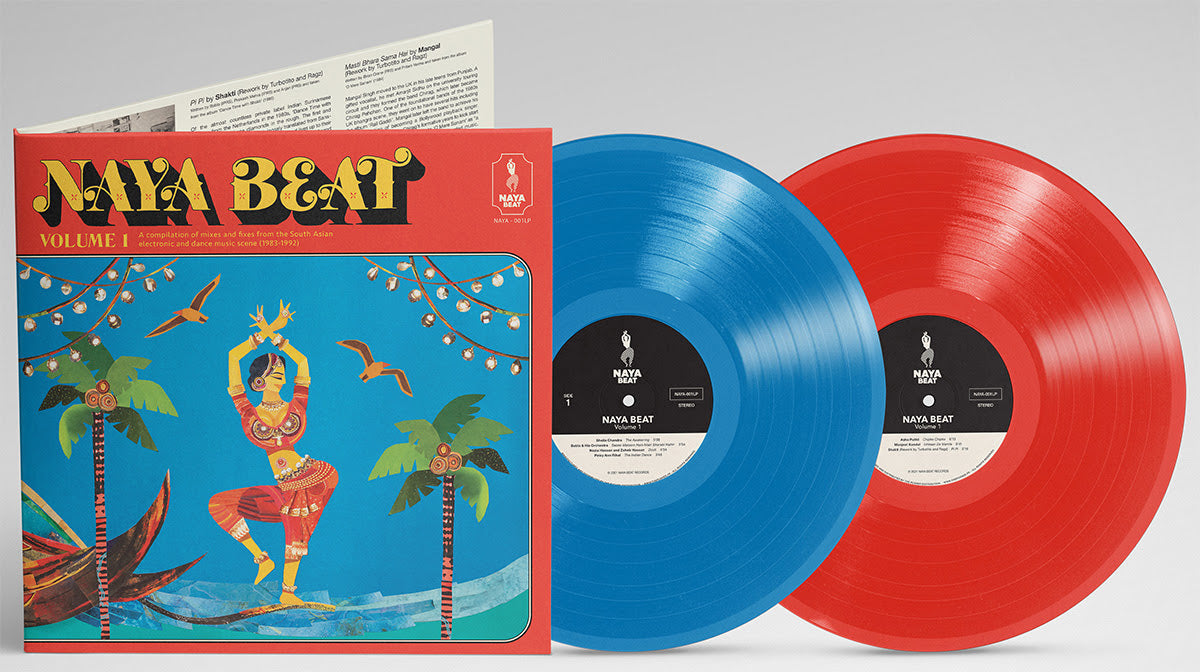 Naya Beat - Volume 1 (South Asian Dance And Electronic Music 1983-1992) (Indie Exclusive) (Sky Blue & Red Alert Vinyl) [2Lp] - Vinyl