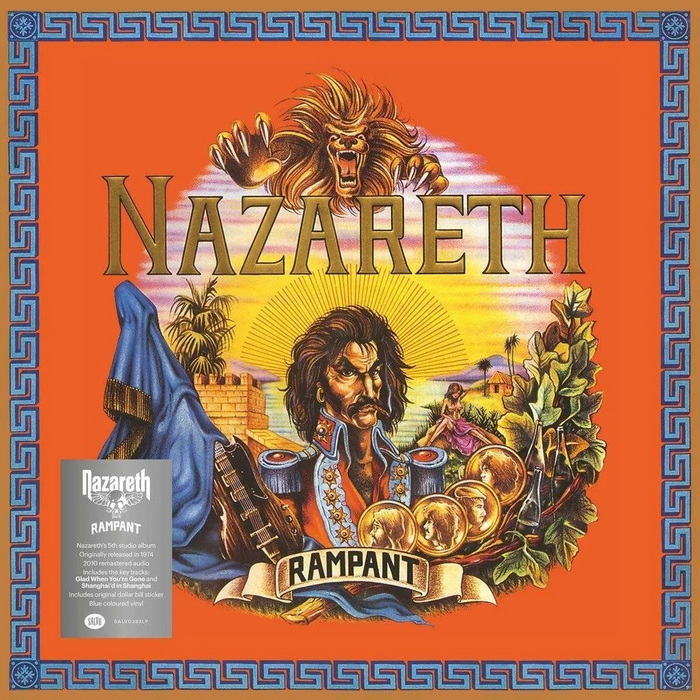 Nazareth - Rampant (Limited Edition, Blue Colored Vinyl, Remastered) [Import] - Vinyl