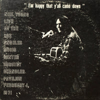 Neil Young - Dorothy Chandler Pavilion 1971 - Vinyl