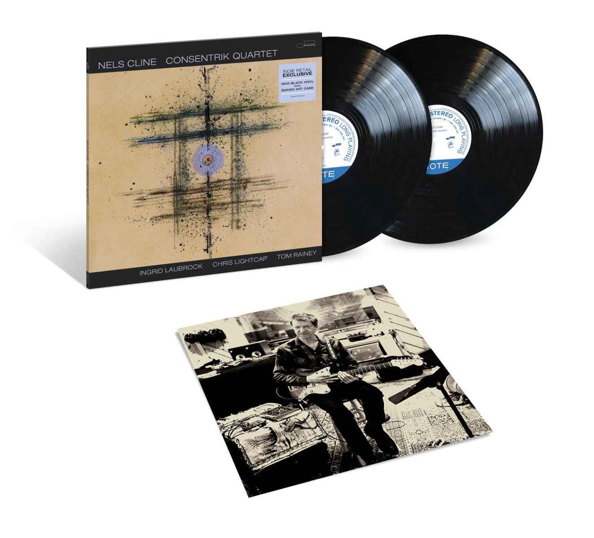 Nels Cline - Consentrik Quartet (Indie Exclusive, Limited Edition, 180 Gram Vinyl, Autographed / Star Signed) (2 Lp's) - Vinyl