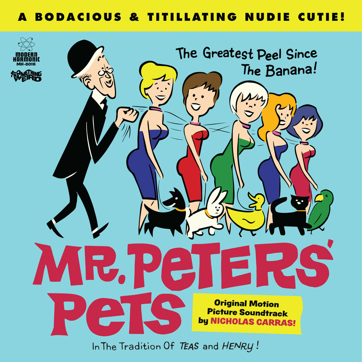 Nicholas Carras - Mr. Peters' Pets Original Motion Picture Soundtrack (YELLOW VINYL WITH DVD) - Vinyl