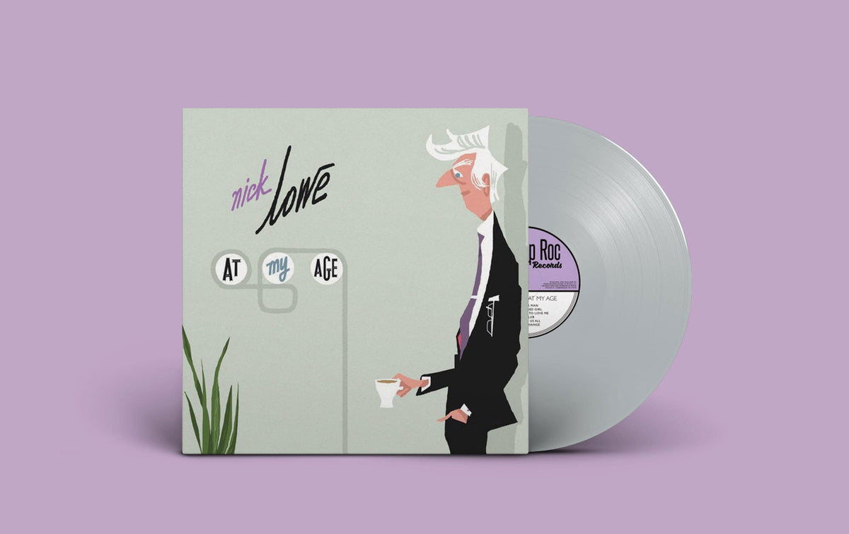 Nick Lowe - At My Age (Limited Edition, Colored Vinyl, Silver, Anniversary Edition) - Vinyl