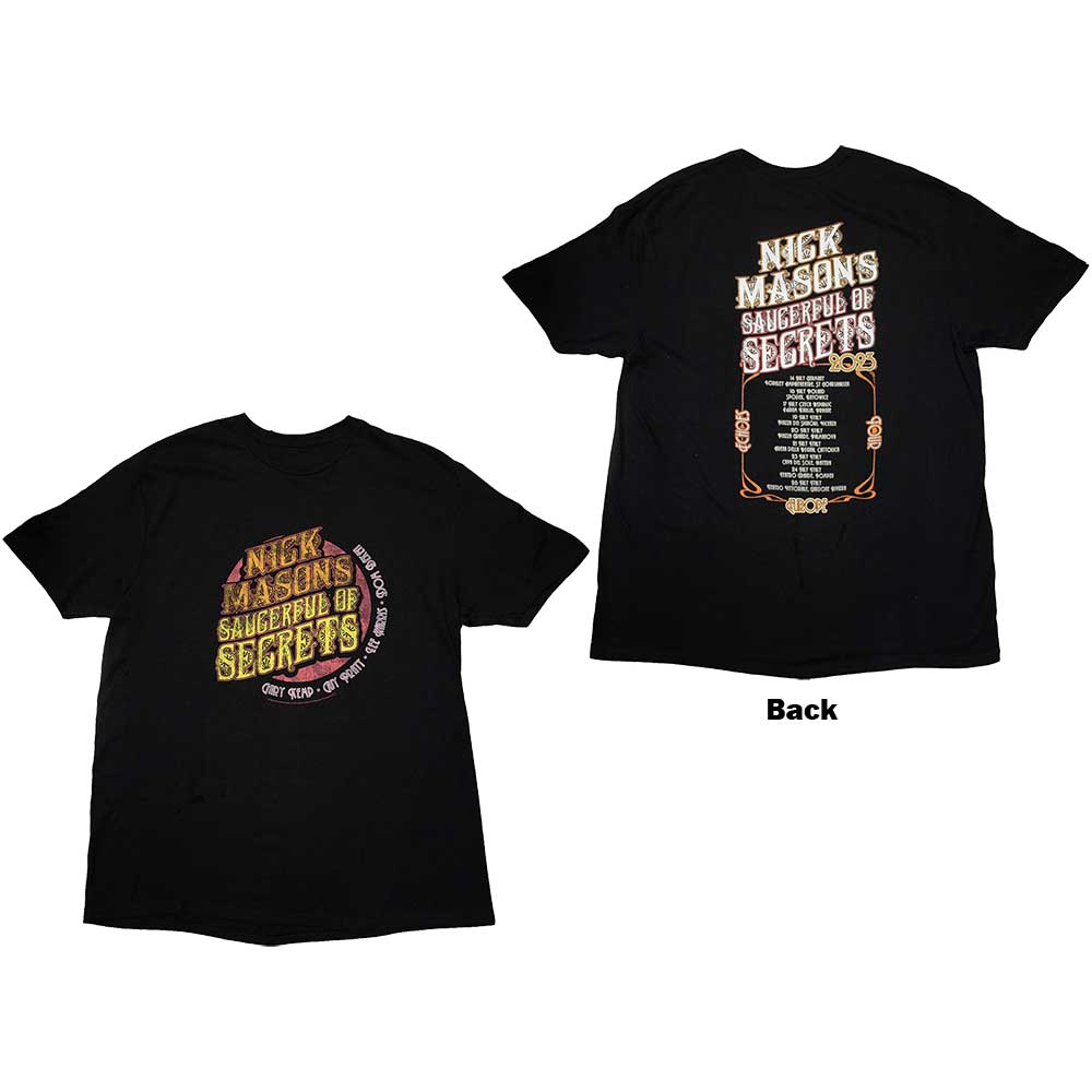 Nick Mason's Saucerful of Secrets - Europe Tour 2023 - T-Shirt Black