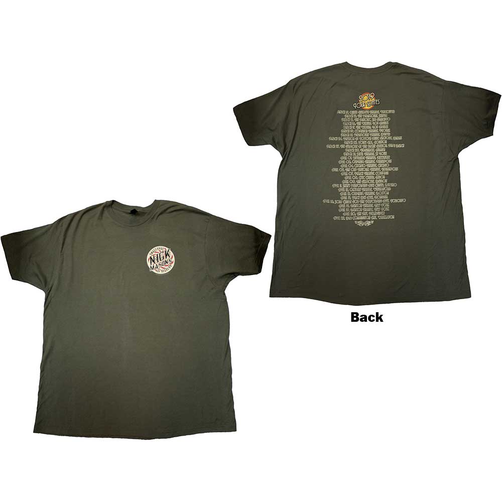Nick Mason's Saucerful of Secrets - Tour 2019 - T-Shirt Green