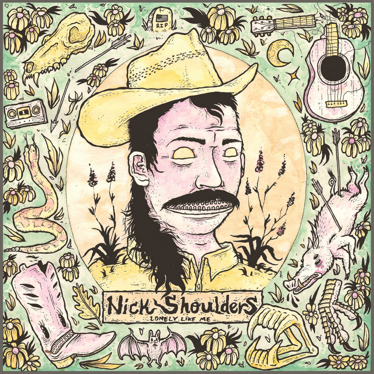 Nick Shoulders - Lonely Like Me (Lime Green Vinyl) - Vinyl