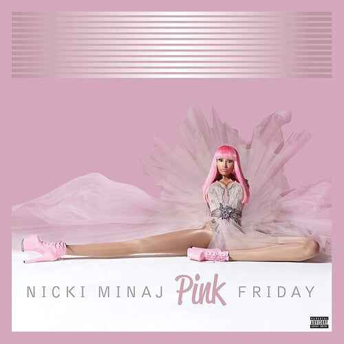 Nicki Minaj - Pink Friday (10th Anniversary) [Explicit Content] (Deluxe Edition, Colored Vinyl, Pink & White) (3 Lp's) - Vinyl