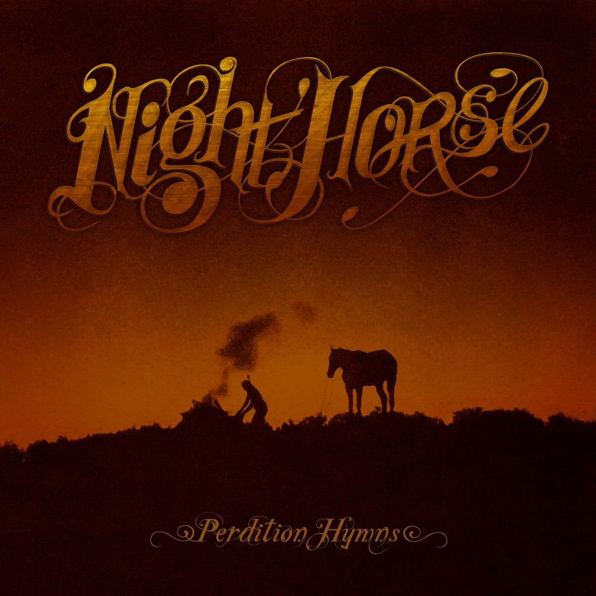 Night Horse - Perdition Hymns (MARBLED RED VINYL) - Vinyl