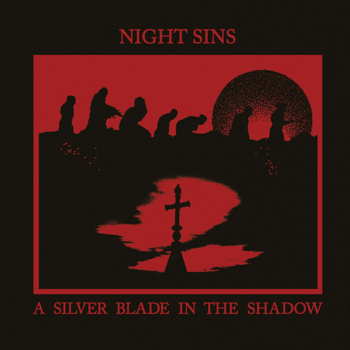 Night Sins - A Silver Blade In The Shadow (Green And Black Swirl Vinyl) - Vinyl