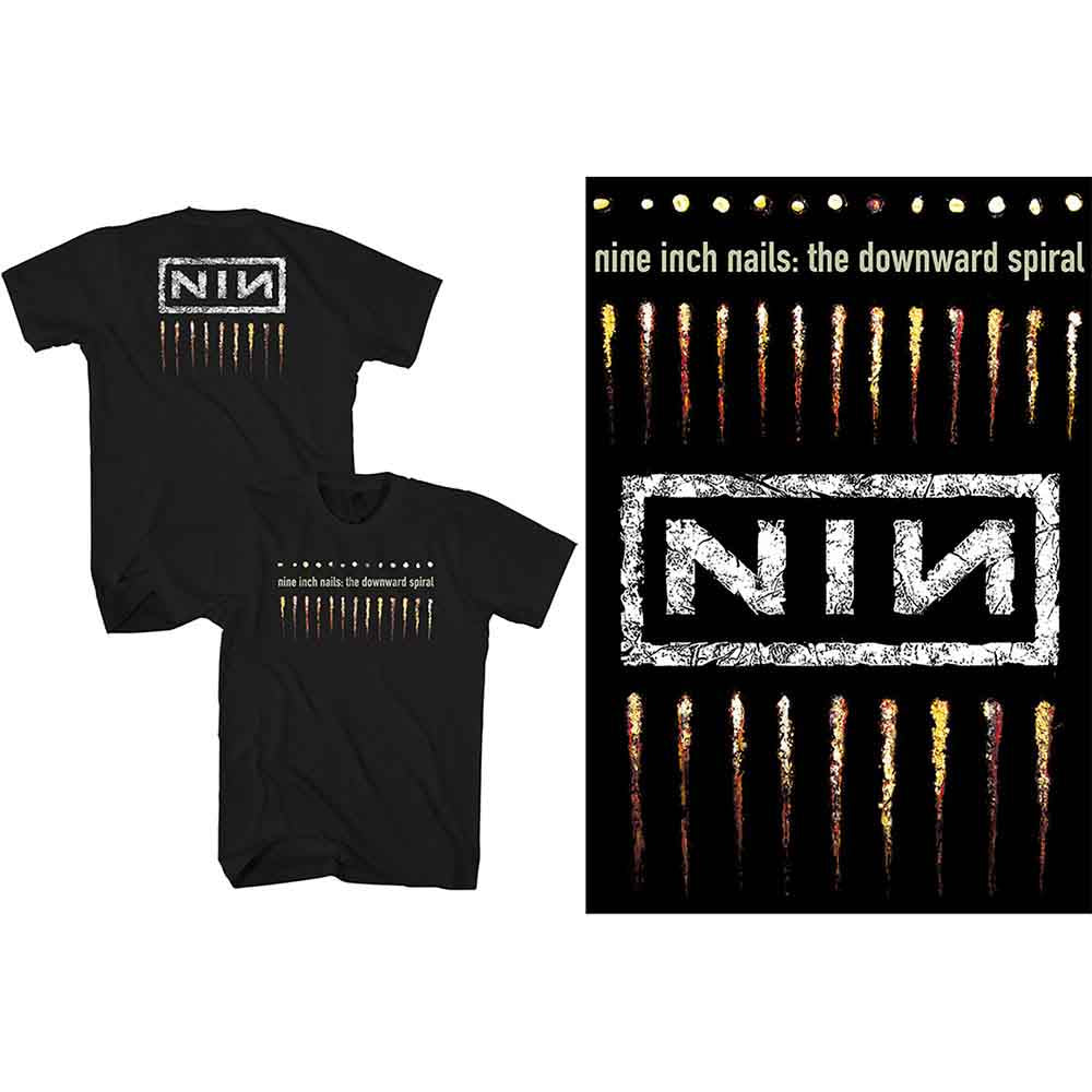 Nine Inch Nails - Downward Spiral - T-Shirt Black