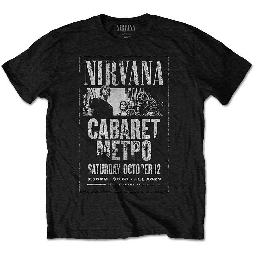 Nirvana - Cabaret Metro - T-Shirt Black