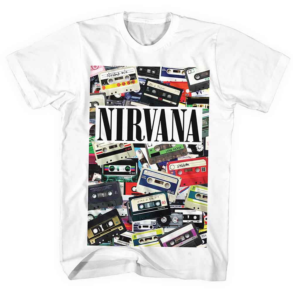 Nirvana - Cassettes - T-Shirt White