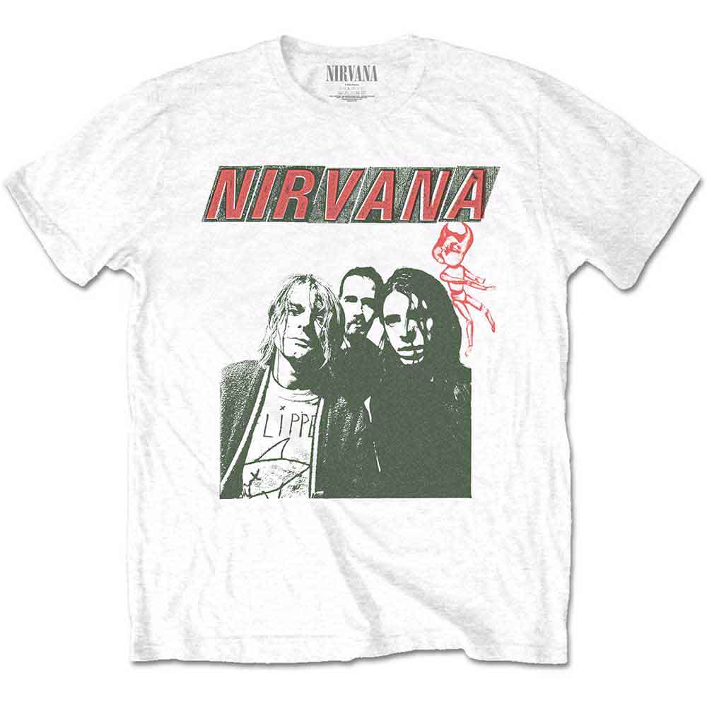 Nirvana - Flipper - T-Shirt White