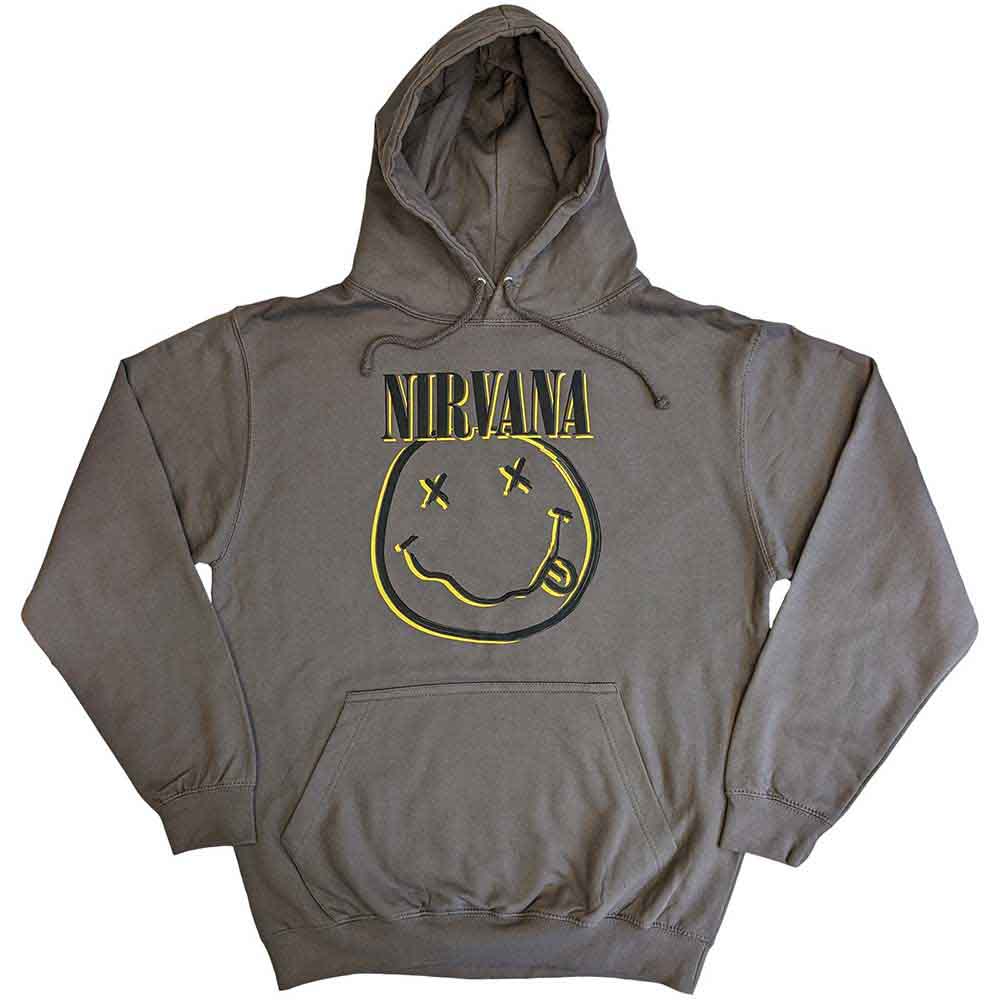 Nirvana - Inverse Happy Face - Sweatshirt Grey