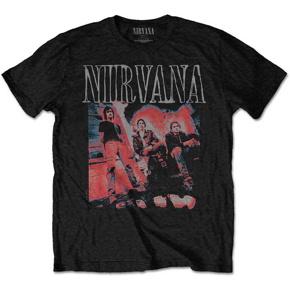 Nirvana - Kris Standing - T-Shirt Black