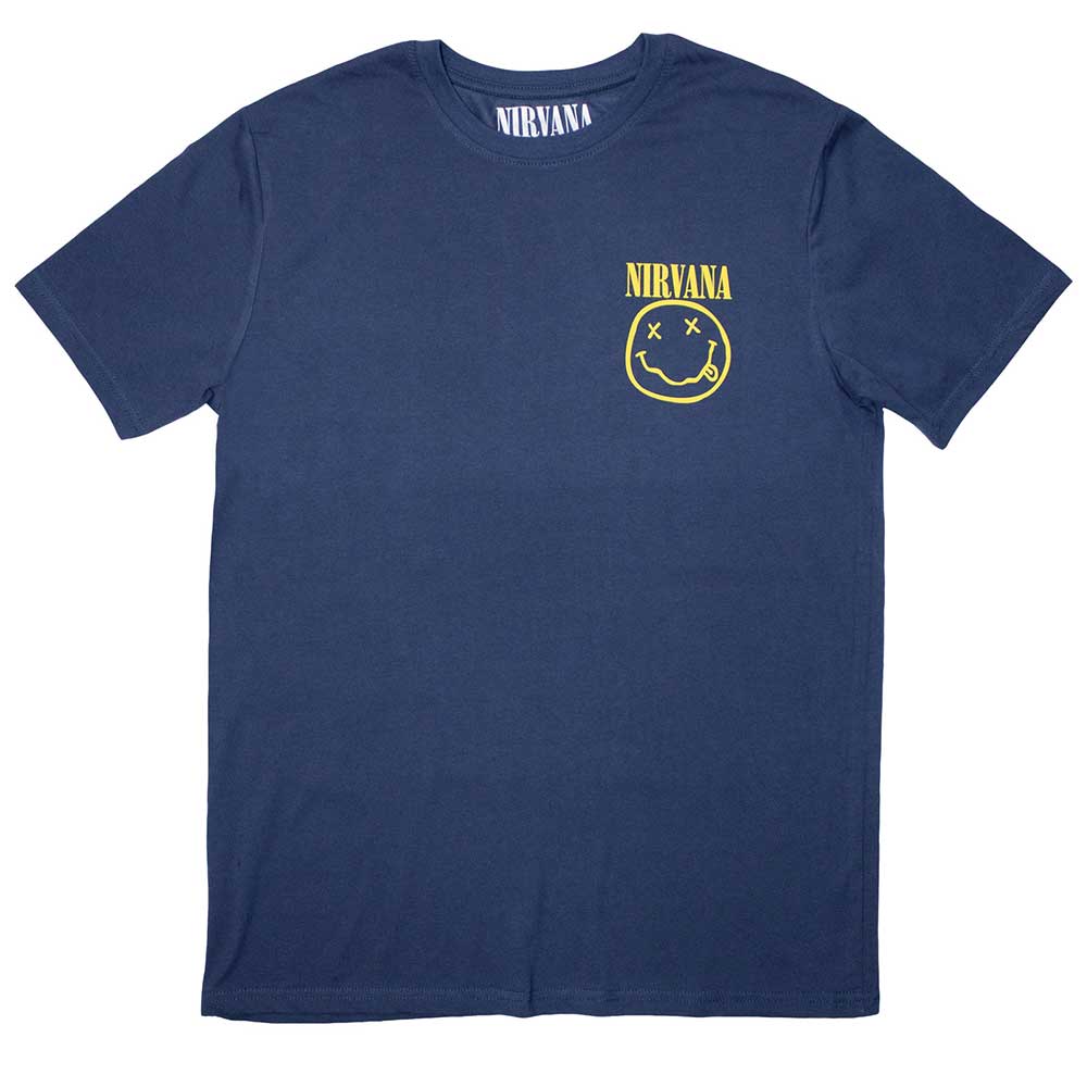 Nirvana - Mini Happy Face - Blue