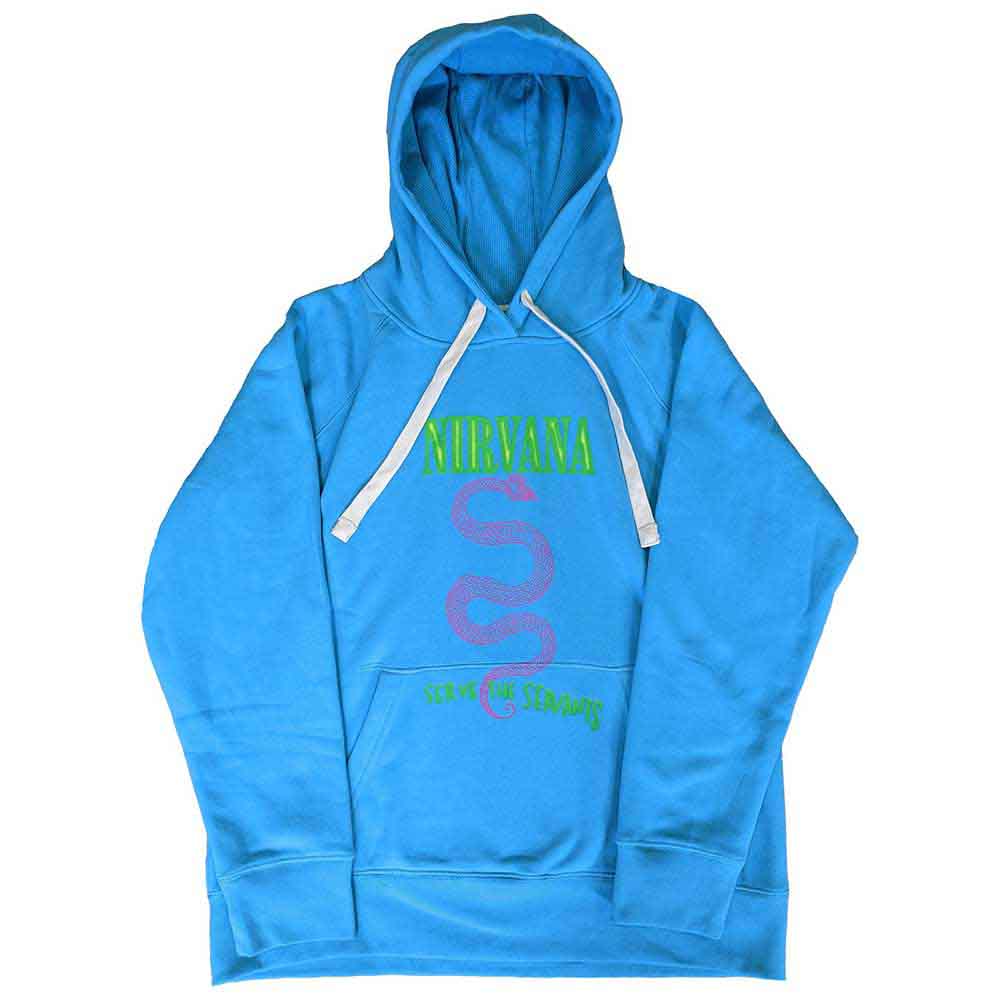 Nirvana - Serve The Servants Neon - Sweatshirt Blue