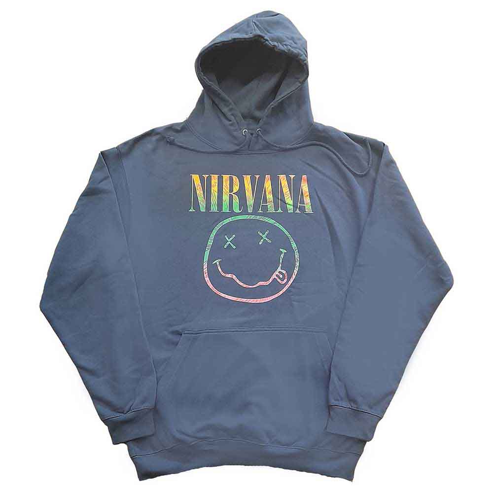 Nirvana - Sorbet Ray Happy Face - Sweatshirt Blue