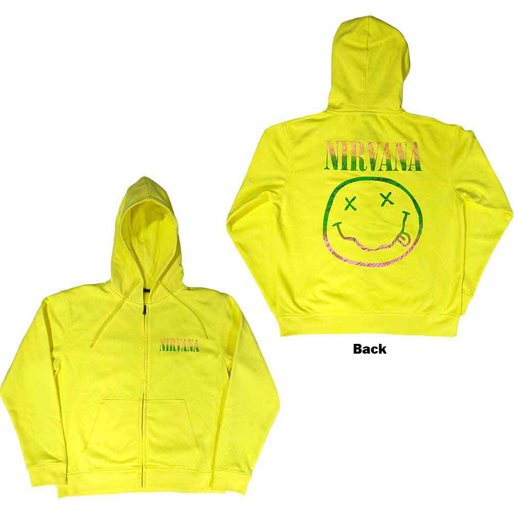 Nirvana - Sorbet Ray Happy Face - Sweatshirt Yellow