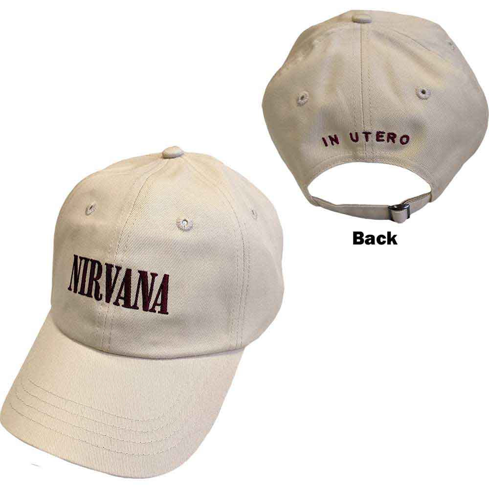 Nirvana - Text Logo in Utero - Hat Neutral