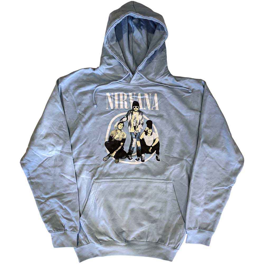 Nirvana - Trapper Hat Photo - Sweatshirt Blue