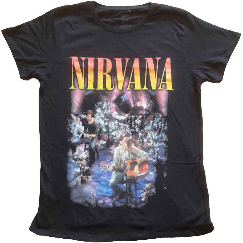 Nirvana - Unplugged Photo - T-Shirt Black
