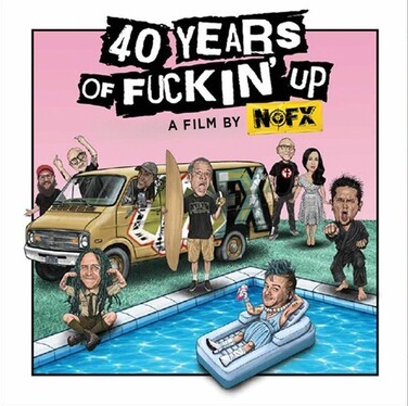 NOFX - 40 Years of Fuckin' Up (Original Soundtrack) (Vinyl Voice Edition) (Turquoise Colored Vinyl) (2 Lp's) - Vinyl