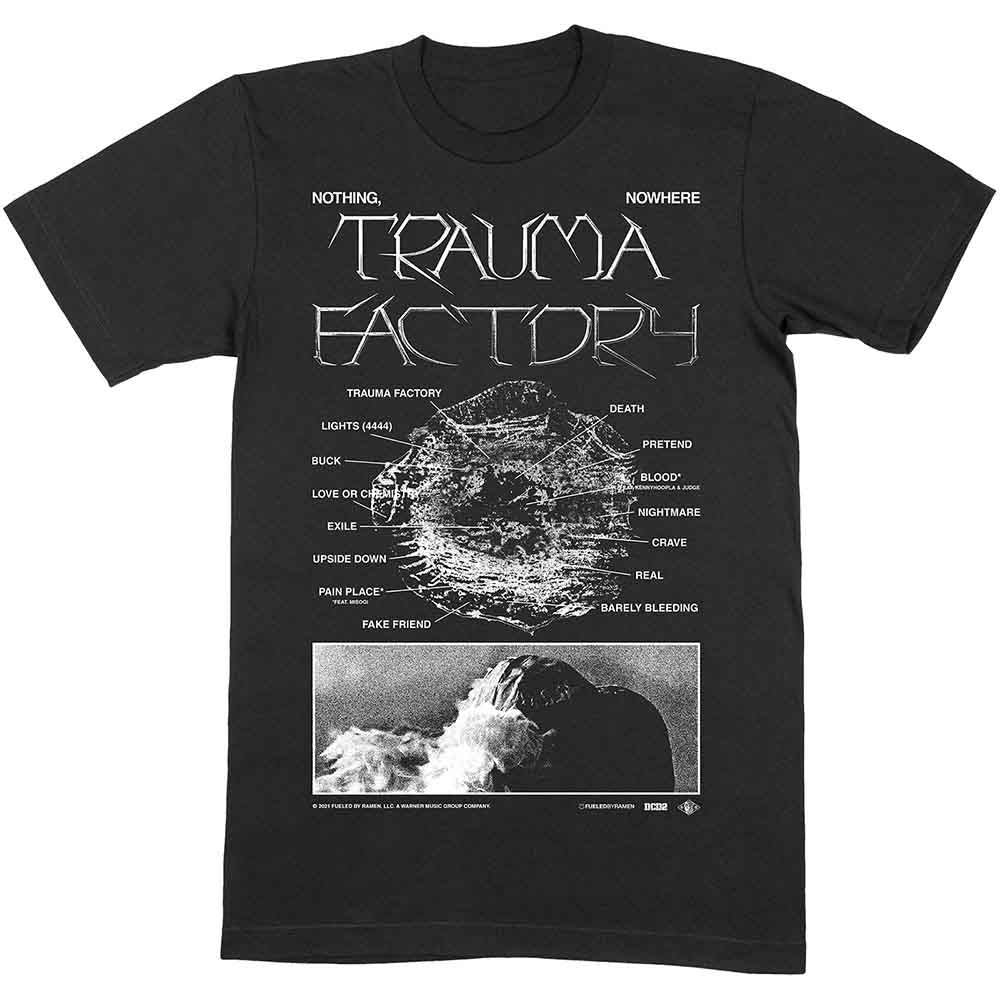 Nothing,Nowhere - Trauma Factor V.2 - T-Shirt Black