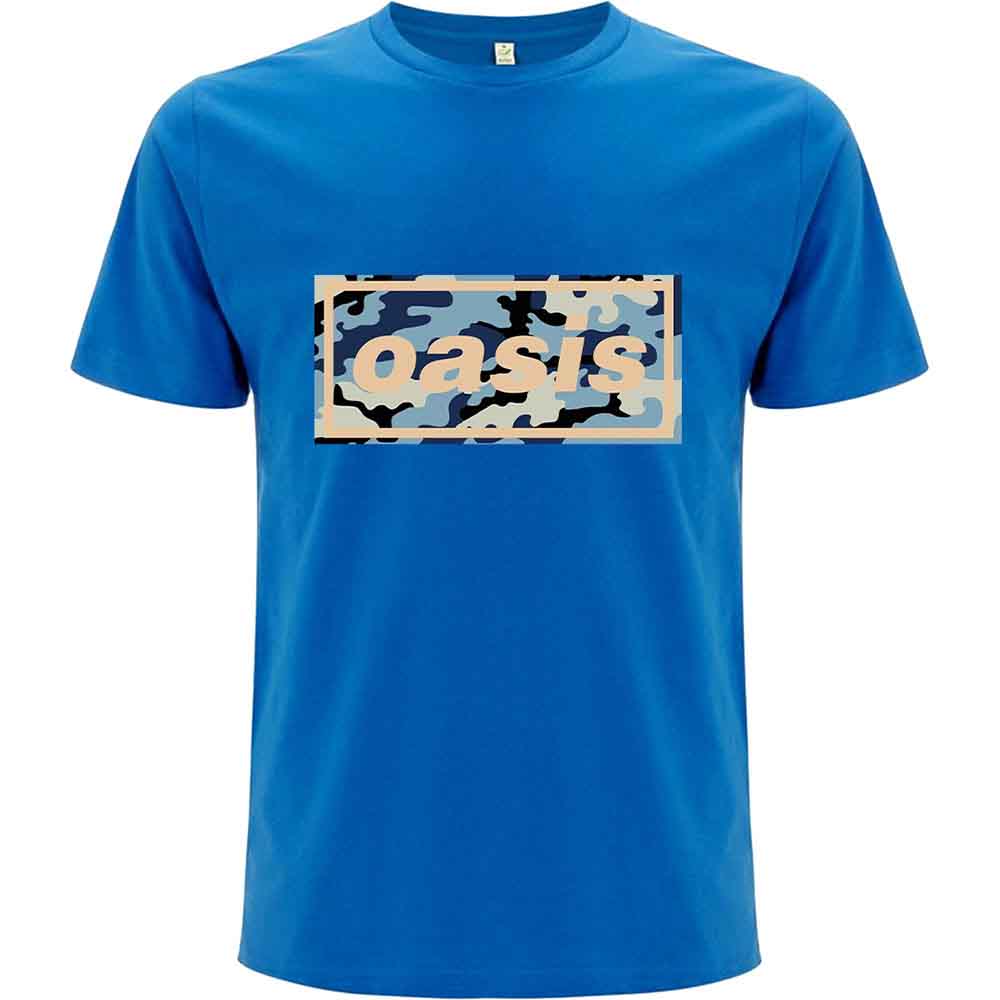 Oasis - Camo Logo - T-Shirt Blue