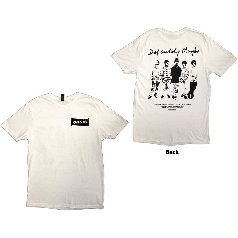 Oasis - Definitely Maybe Promo - White