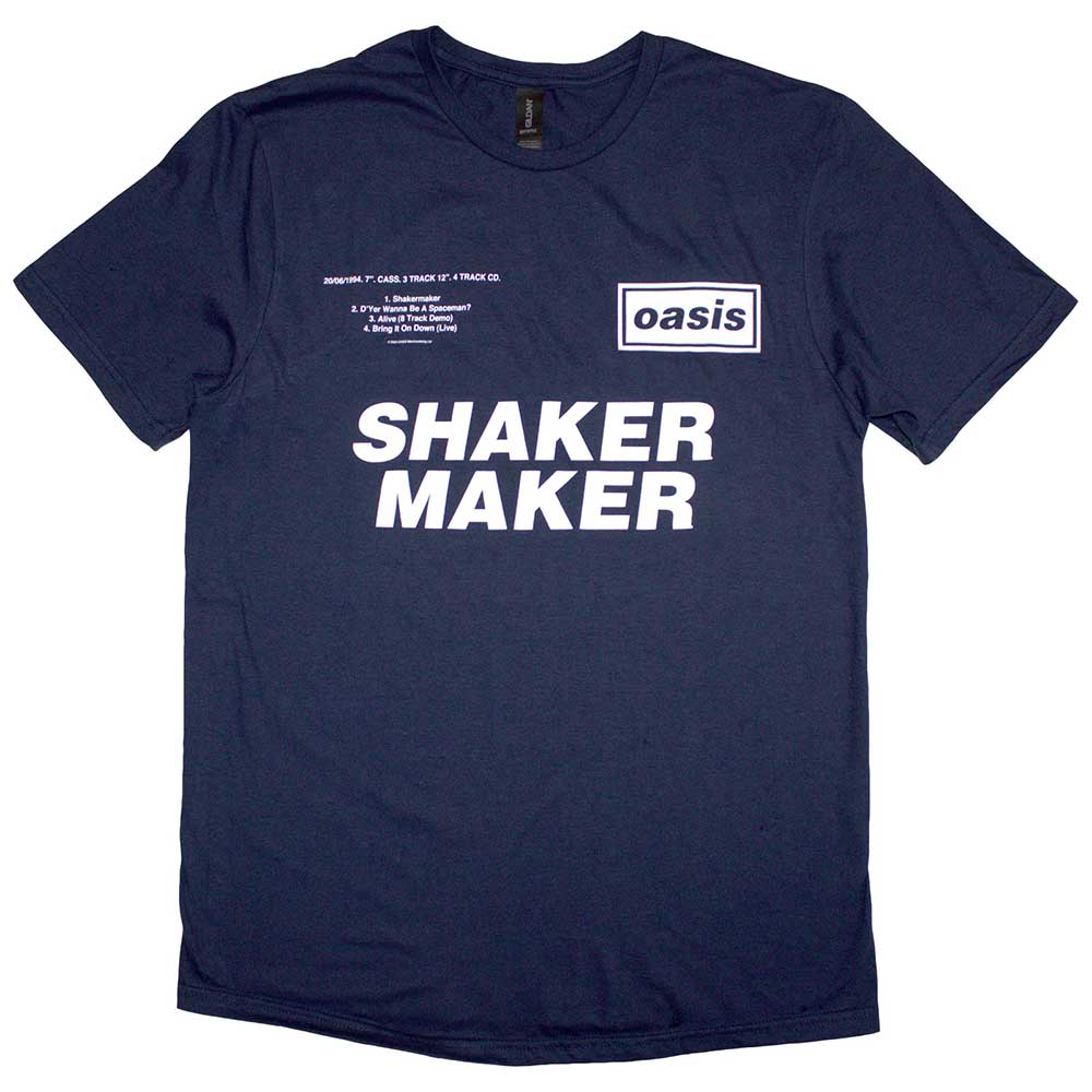 Oasis - Shakermaker Tracklisting - Blue
