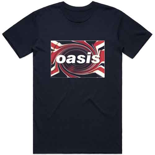 Oasis - Union Jack - T-Shirt Blue