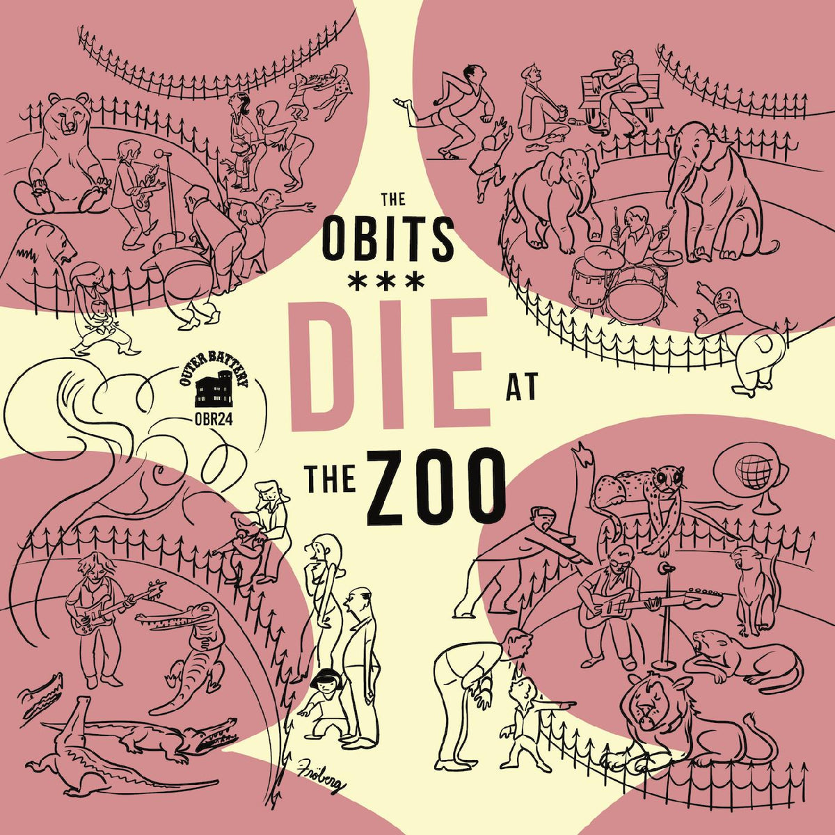 Obits - Die at the Zoo (YELLOW VINYL) - Vinyl