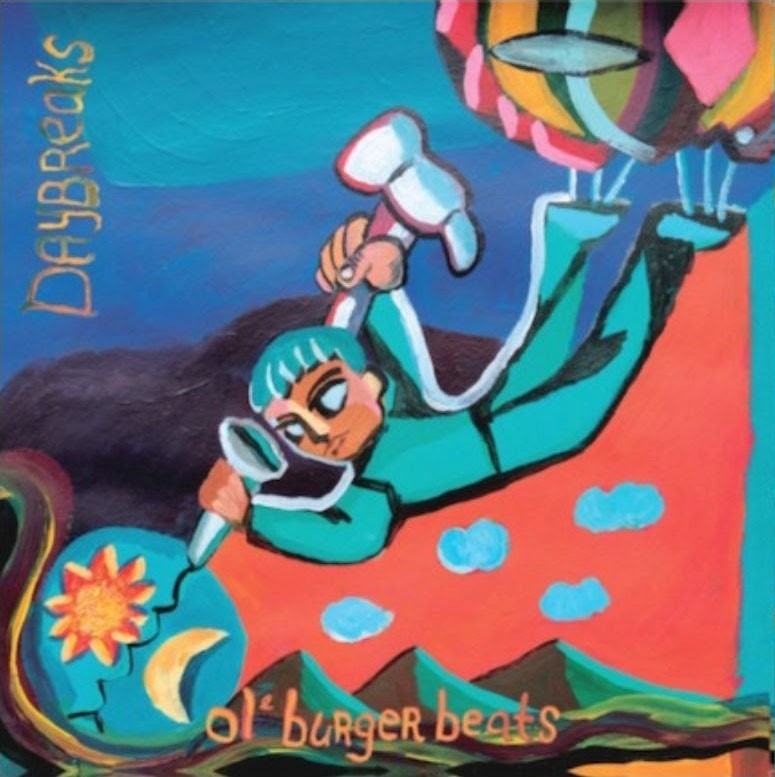 Ol’ Burger Beats - Daybreaks (Indie Exclusive, Ghostly Sea Blue w/ Black & Green Splatter Colored Vinyl) - Vinyl