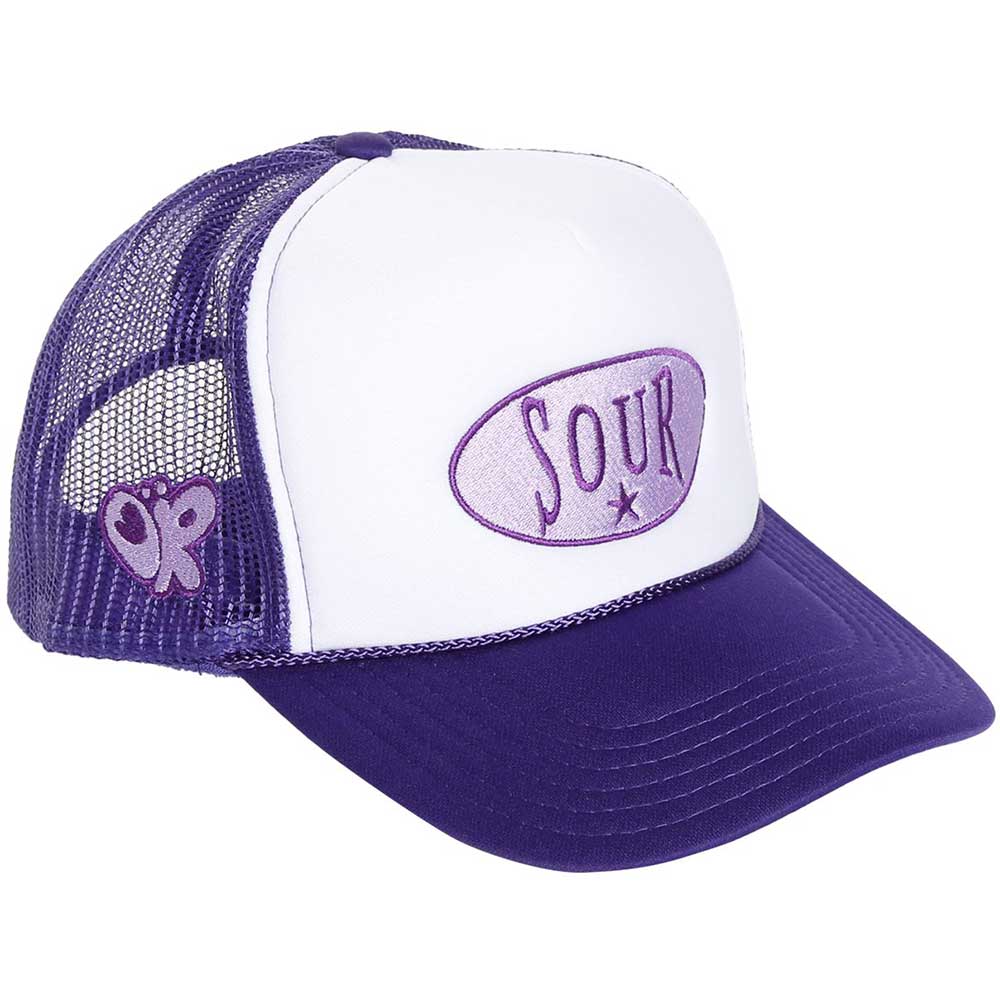 Olivia Rodrigo - Sour - Hat White, Purple
