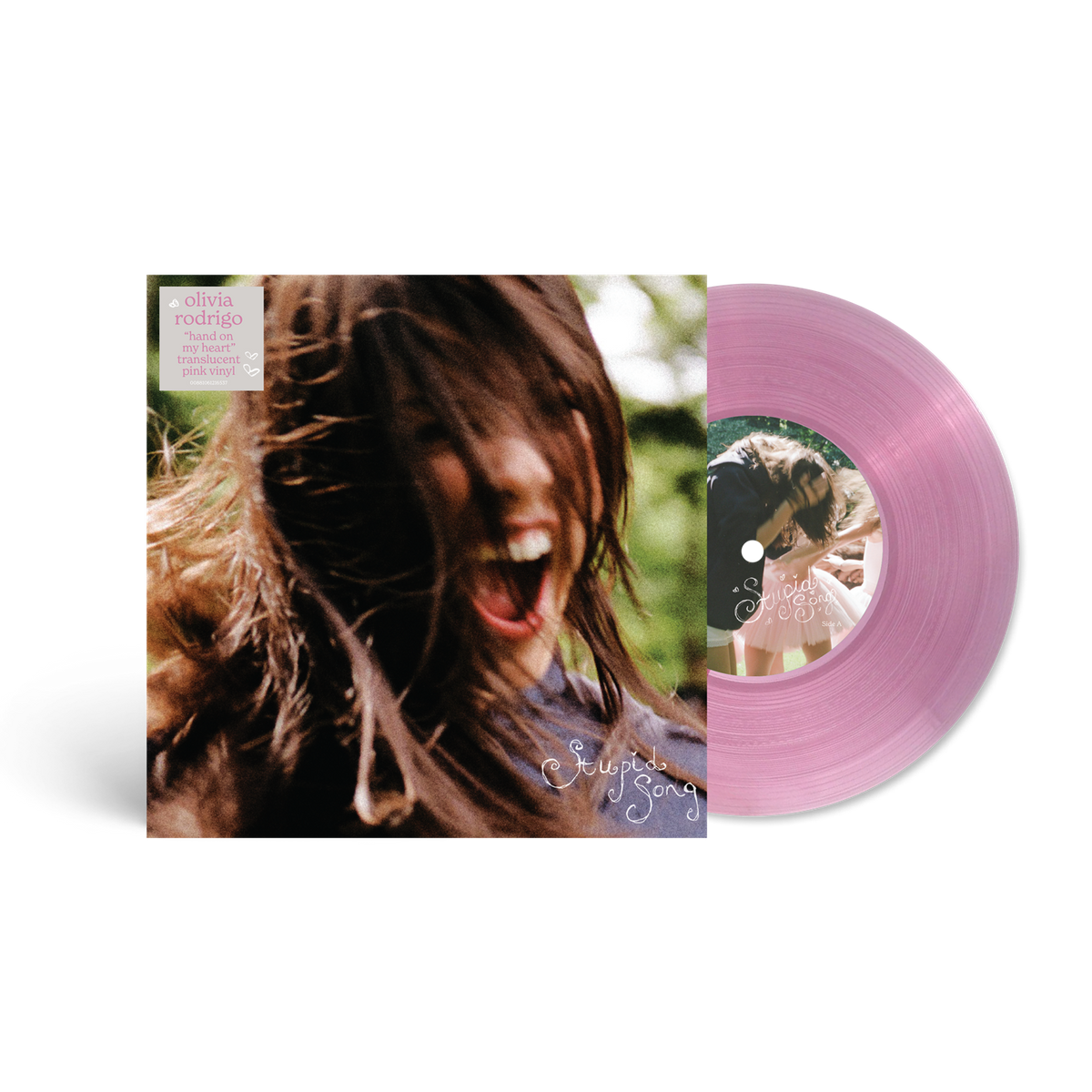 Olivia Rodrigo - Stupid Song/ Stupid Song (Piano Version) (Translucent Pink Colored Vinyl) (7" Single) - Vinyl