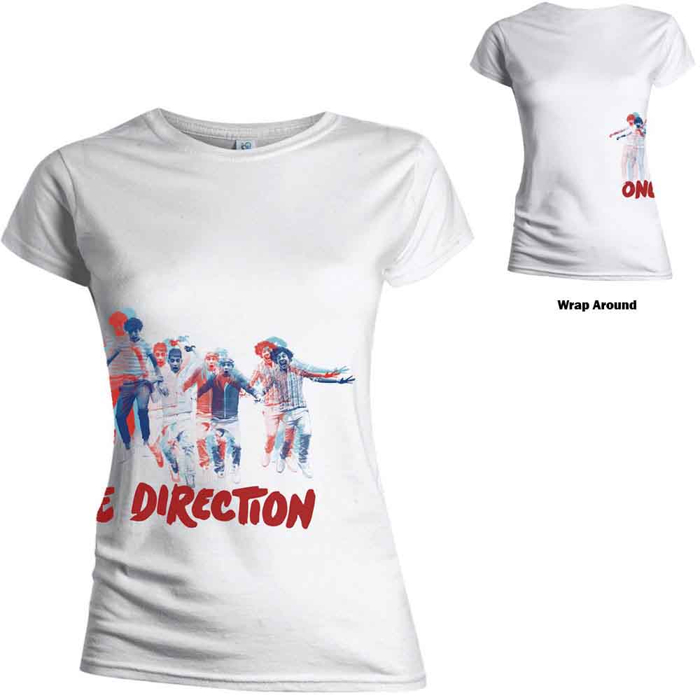 One Direction - Band Jump - T-Shirt White