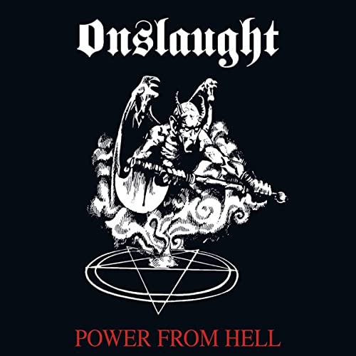 Onslaught - Power From Hell (White W/ Red Splatter Vinyl) - Vinyl