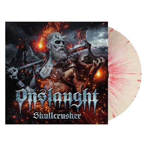 Onslaught - Skullcrusher (White W/ Red Splatter Vinyl) - Vinyl