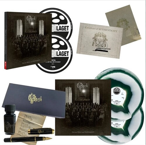 Opeth - The Last Will And Testament (White & Dark Green Corona Vinyl + CD+Blu-ray Boxset) - Vinyl