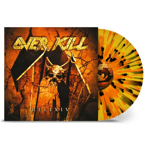 Overkill - Reli Xiv (Indie Exclusive, Yellow, Orange & Black Splatter Colored Vinyl) - Vinyl