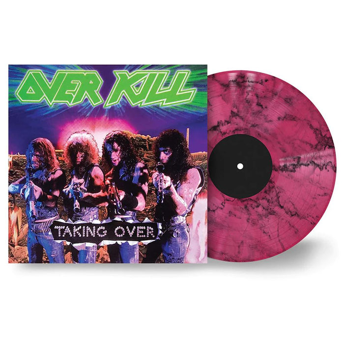 Overkill - Taking Over (Pink Marble Colored Vinyl) - Vinyl