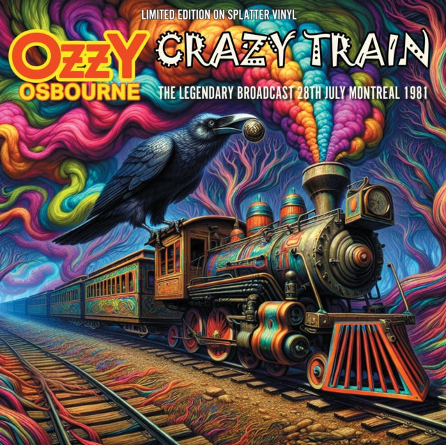 Ozzy Osbourne - Crazy Train: Montreal 1981 (Numbered Edition) (Aqua/Purple Splatter Vinyl) [Import] - Vinyl