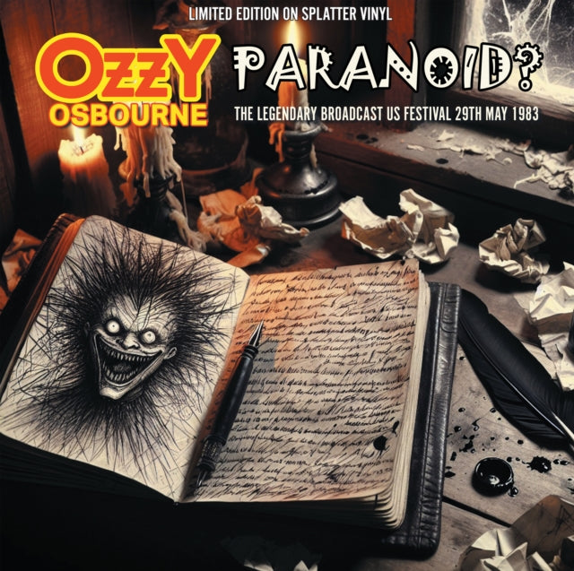 Ozzy Osbourne - Paranoid? US Festival '83 (Orange/Red Splatter Vinyl) [Import] - Vinyl