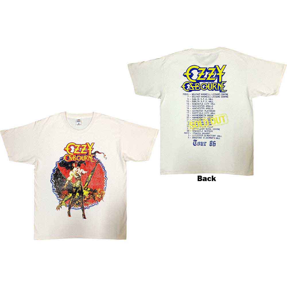 Ozzy Osbourne - The Ultimate Sin Tour '86 - T-Shirt Neutral