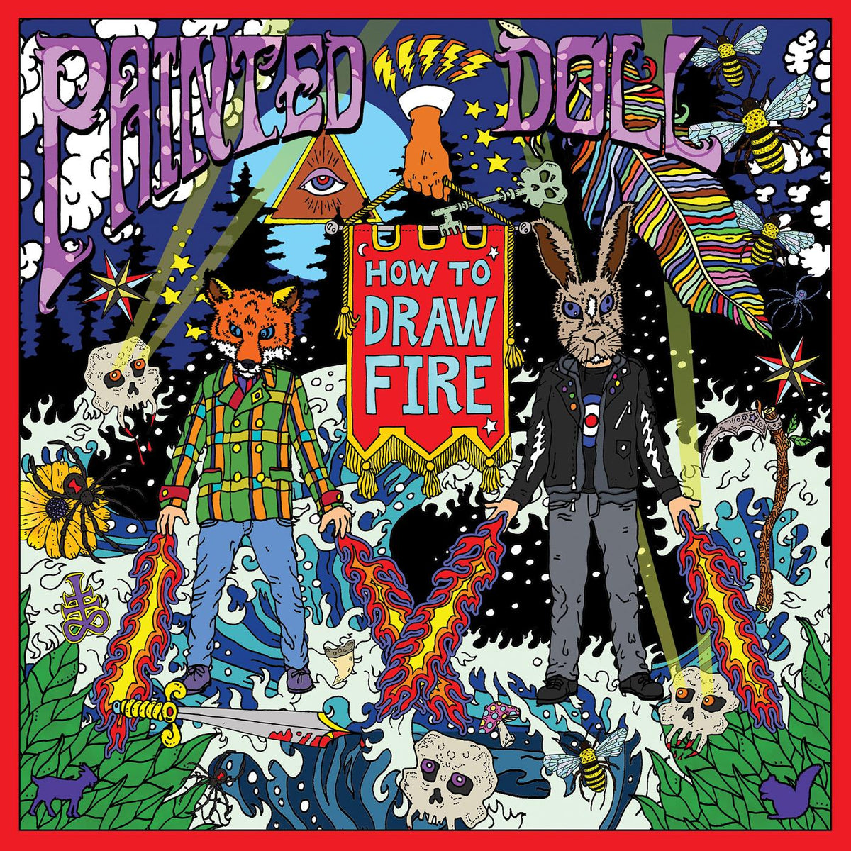 Painted Doll - How To Draw Fire (OPAQUE PURPLE VINYL) - Vinyl