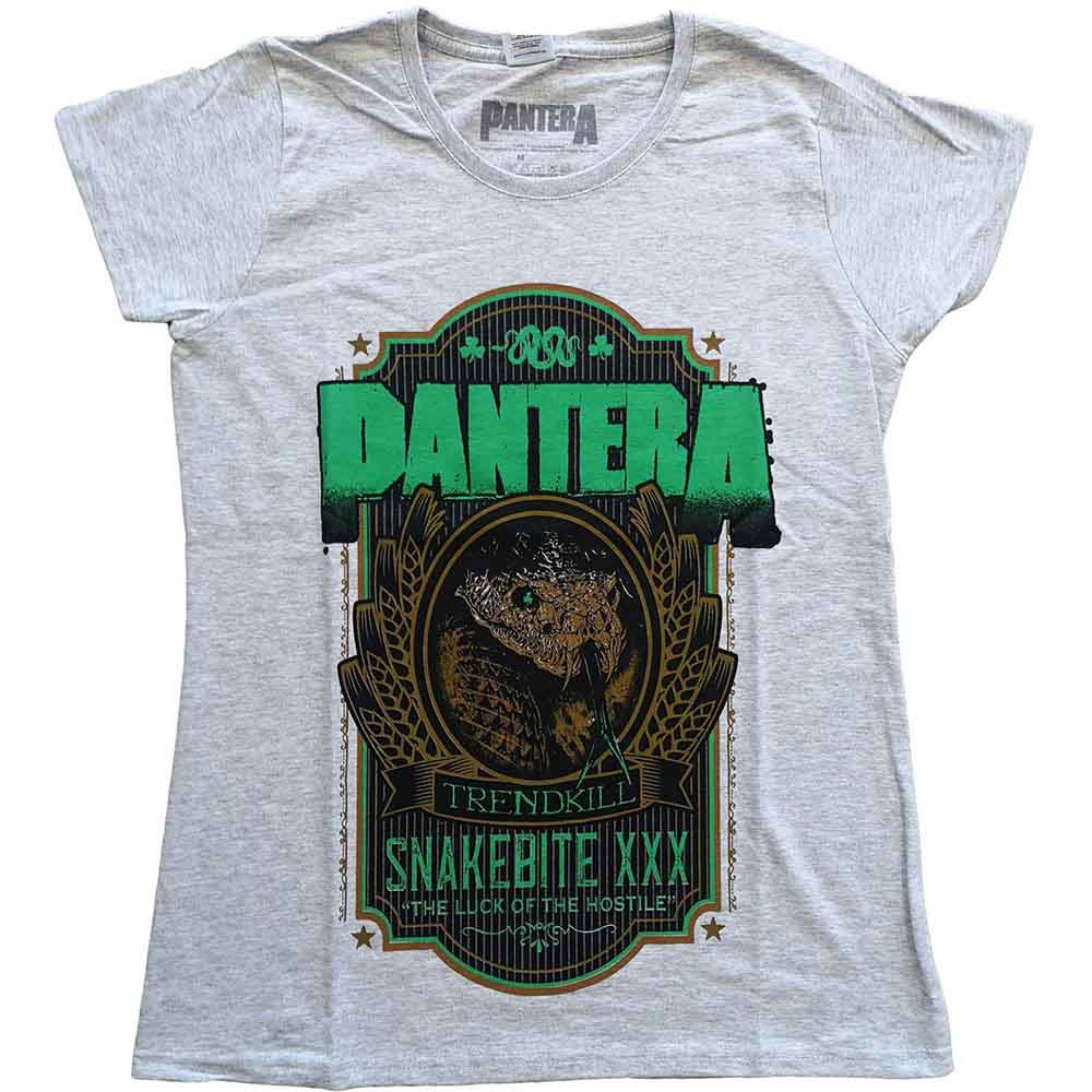 Pantera - Snakebite XXX Label - T-Shirt Grey