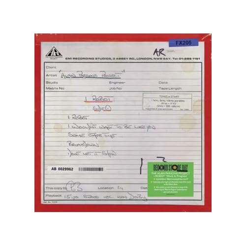 Parsons,Alan - I Robot (Work In Progress) (Rsd 4.12.25) - Vinyl