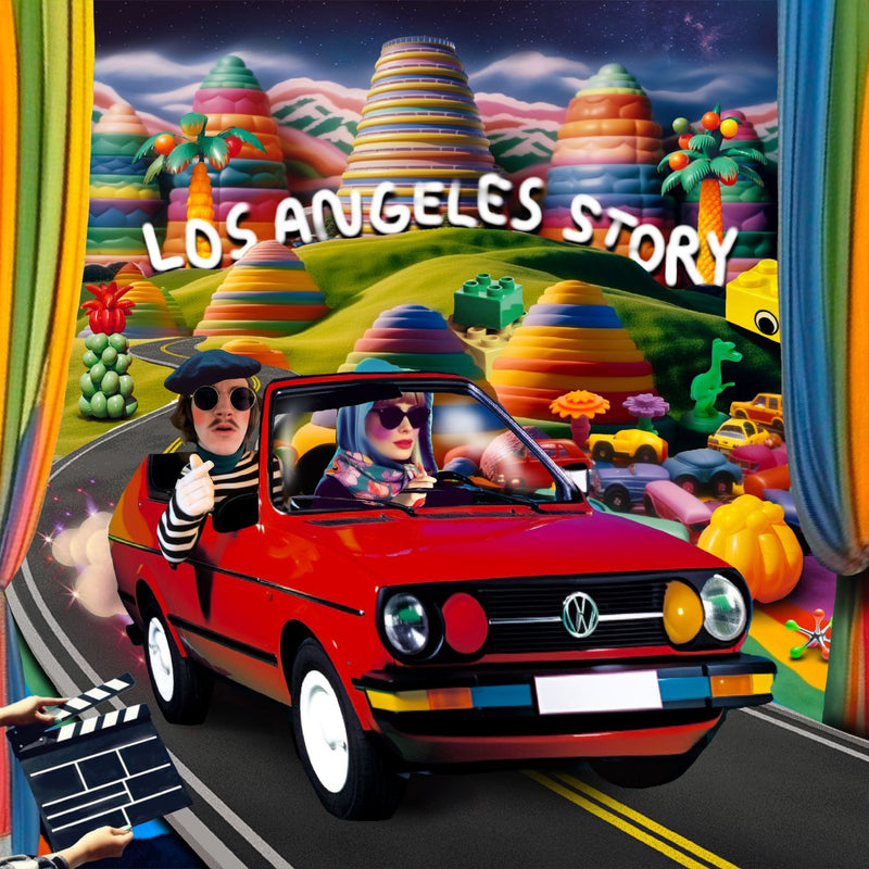 Paul + Kate Bollinger Cherry - Los Angeles Story (Clear W/ Red And Black Swirl Vinyl) - Vinyl